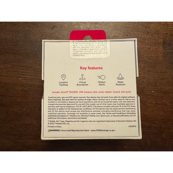 T-mobile sync up tracker sealed in box - Picture 3 of 4